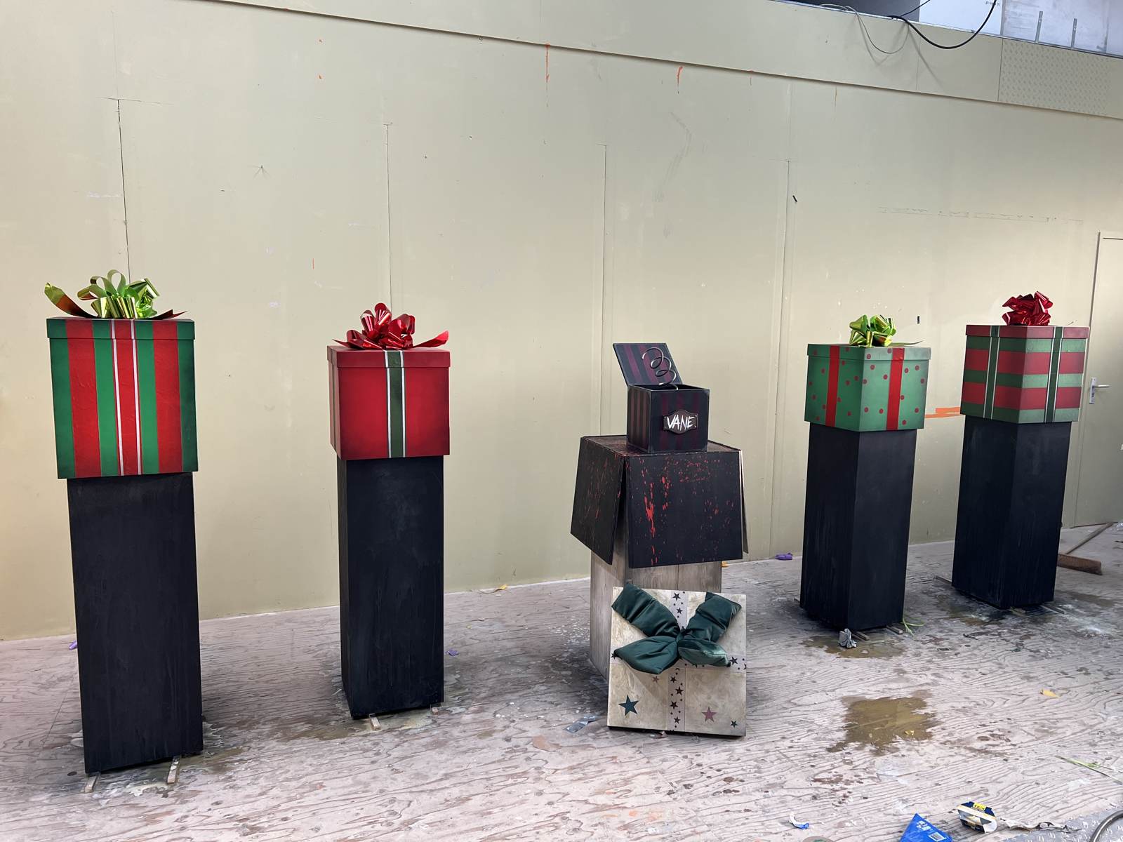 Cadeautjes voor theatershow